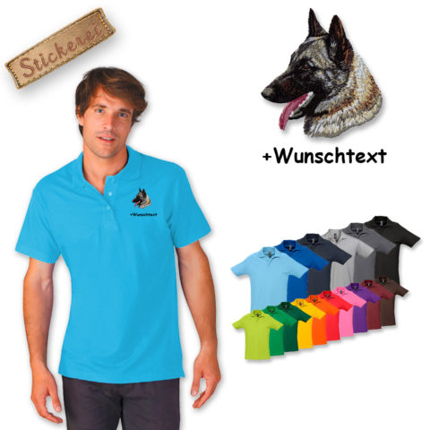 Poloshirt Belgischer Schäferhund