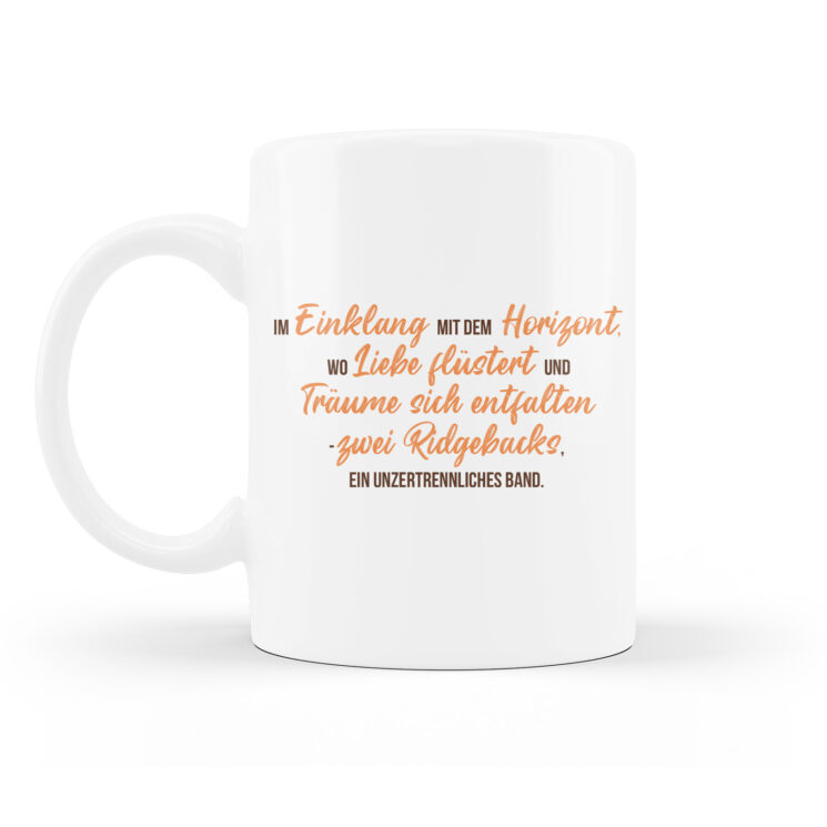 Tasse Rhodesian Ridgeback "Unzertrennliches Band" – Bild 2