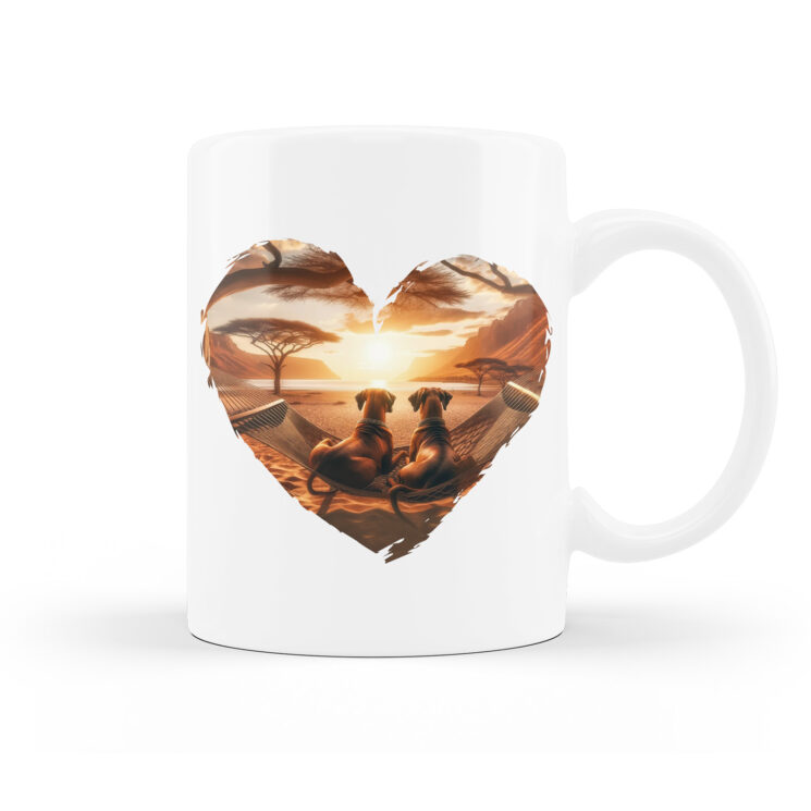 Tasse Rhodesian Ridgeback "Unzertrennliches Band"